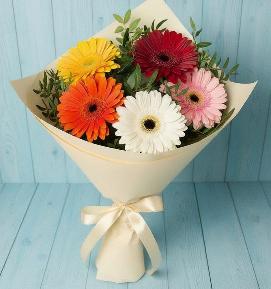 Букет цветов из: Герберы в Бердске