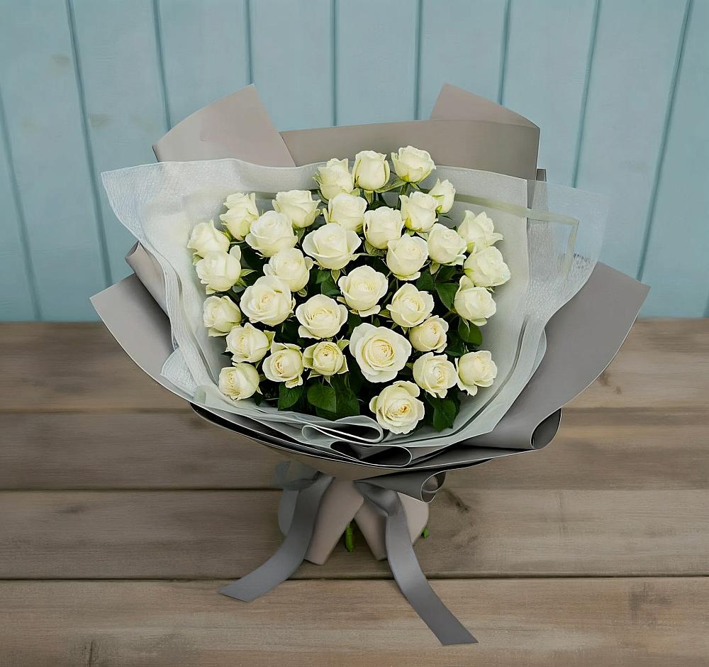 Букет Белоснежная нежность в Бердске