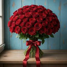 Букет Красные розы Блэк Меджик в Бердске