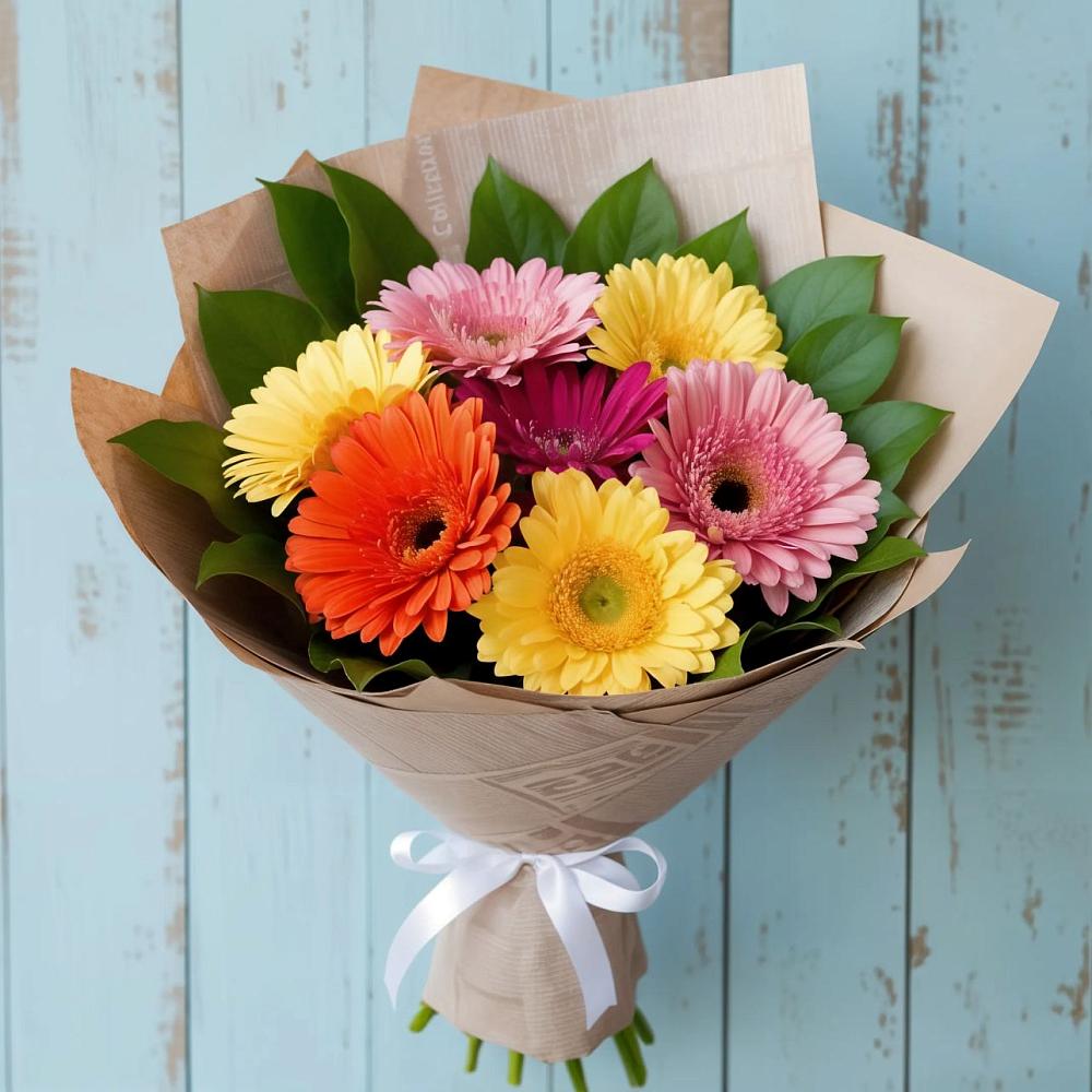 Букет цветов из: Герберы в Бердске