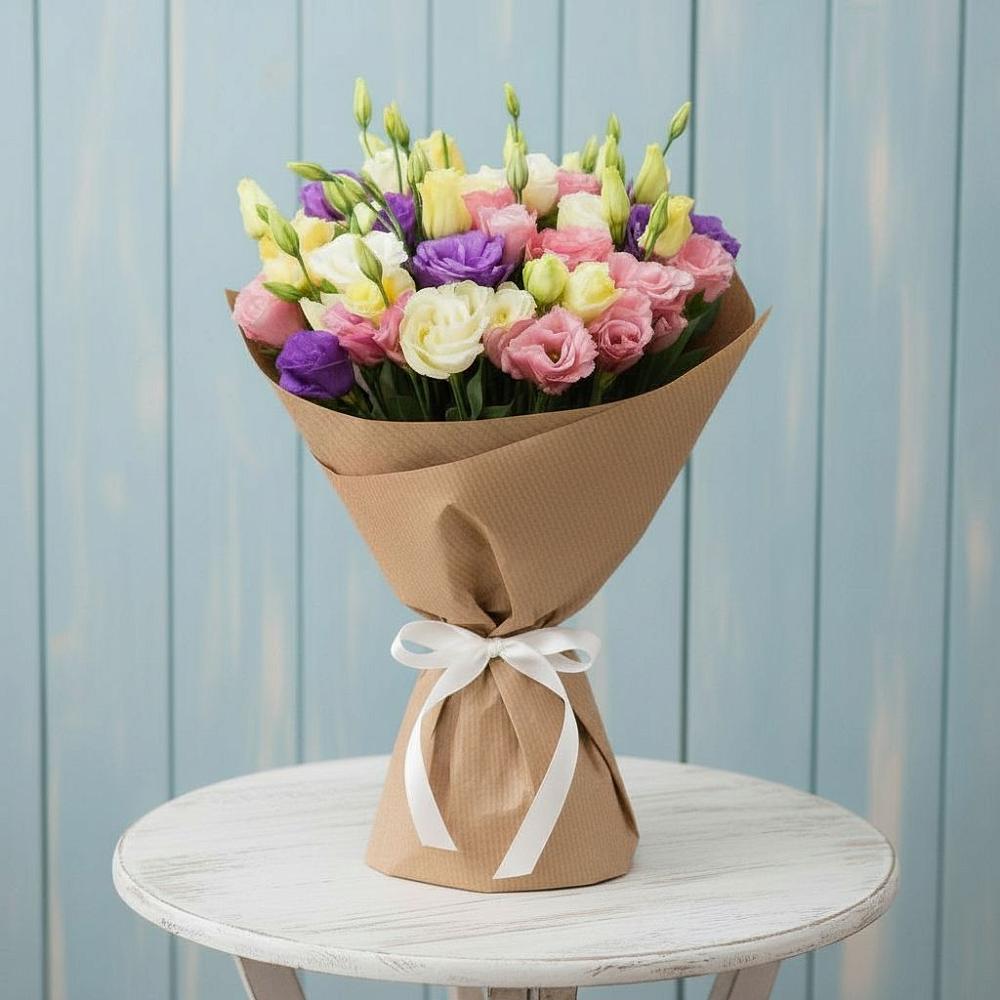 Букет цветов из: Лизиантусы в Бердске