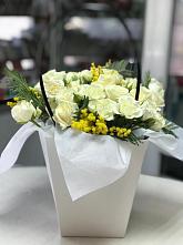 Цветочная композиция из Розы  в Бердске