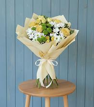 Букет цветов из:  Хризантемы и Розы #REPLACE_PRED# Бердске