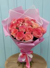 Букет 15 Розовых роз Равель в Бердске