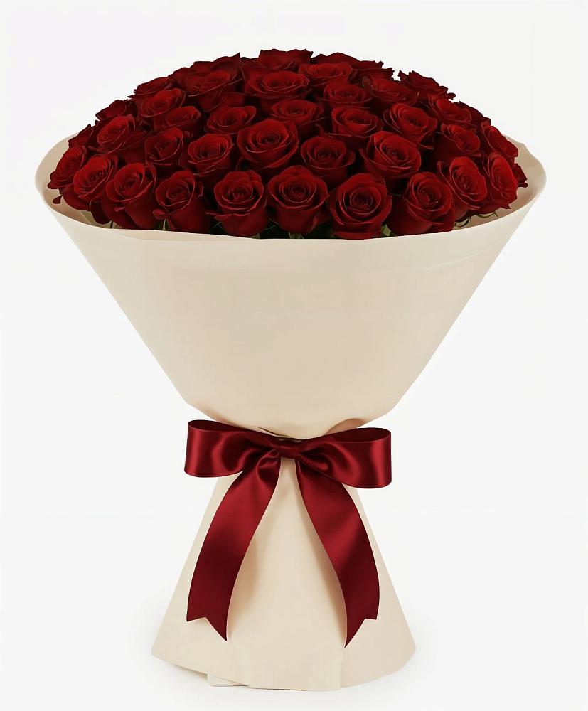 Букет 101 Бордовая роза Блэк Бакарра в Бердске