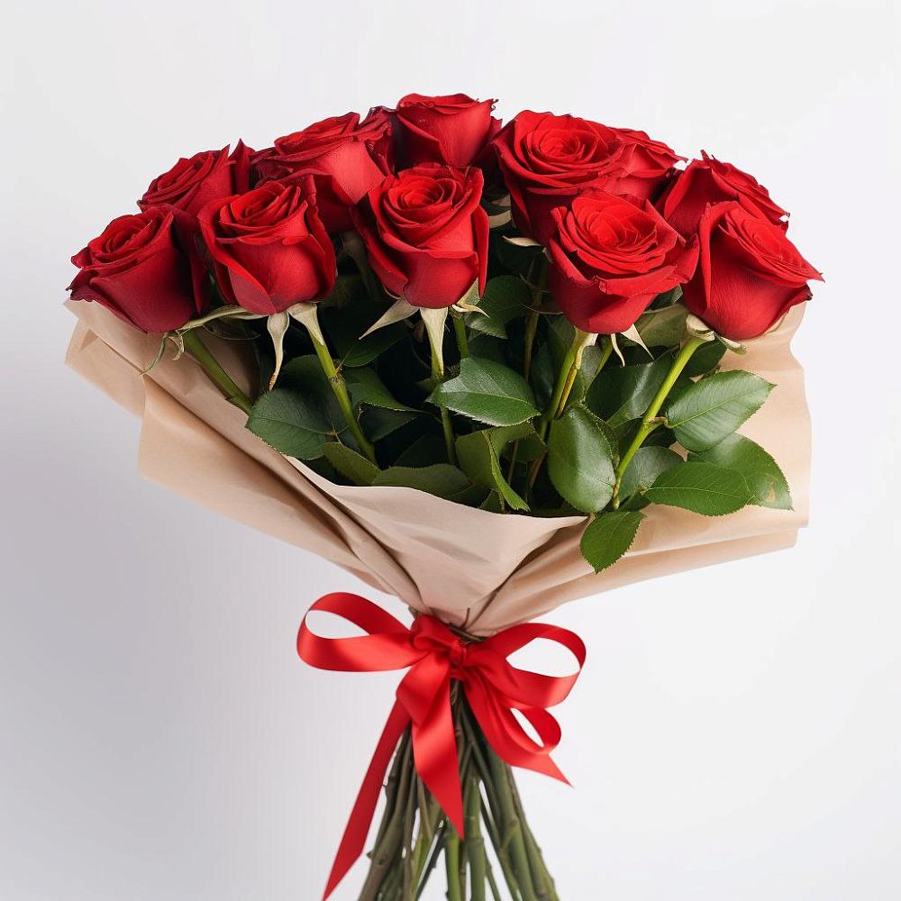 Букет 11 Красных роз Эдлесс Лав в Бердске
